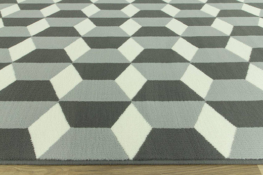 Dywan LUNA 503757/89911 cubes grey