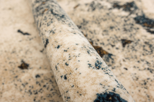 Wełniany Dywan Isfahan Clario Krem Marmur Terrazzo Beż