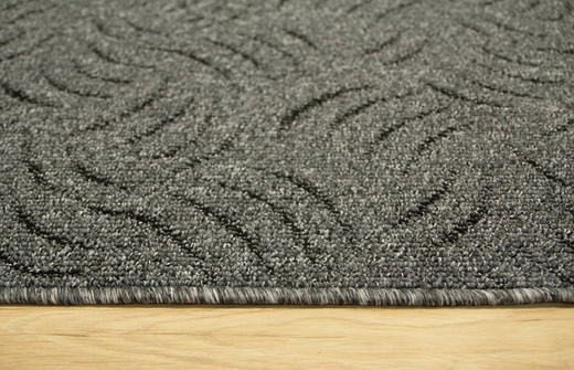 Dywan Presto 75 Grey Melanż Ciemny Szary Czarny