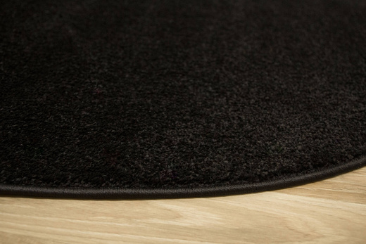 Okrągły Dywan Lima 2081A black Czarny