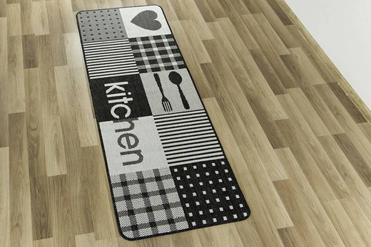 Antypoślizgowy Dywan Kuchenny Flex 19053/08 grey Grafit