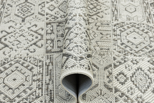 Antypoślizgowy Dywan FLEX 19636/P19 Krem Beż Patchwork