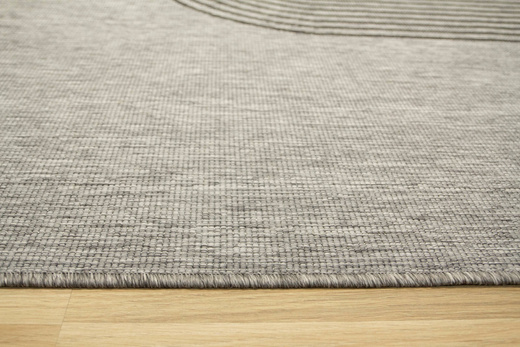 Dywan Dwustronny Sznurkowy Brussels 205631/11020 night silver Szary Grafit Fala Outdoor