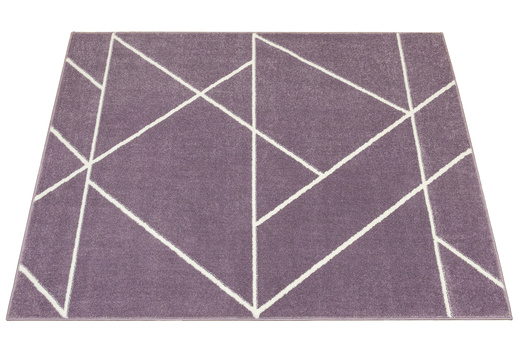 Dywan Dziecięcy Lima C877B lila/cream Fiolet Krem Trójkąty