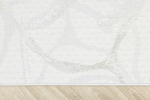 Dywan Sznurkowy Haga 04720A l.grey/cream Szary Beż Krem Kwiaty Outdoor