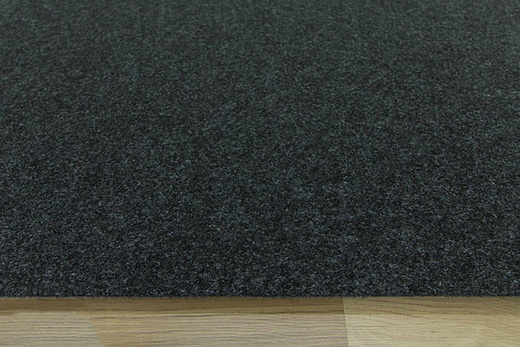 Wykładzina lindau 50 czarny szerokość 4 m