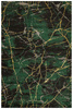 Dywan Diamond K8716Z Green Butelkowa Zieleń Złoty Marmur