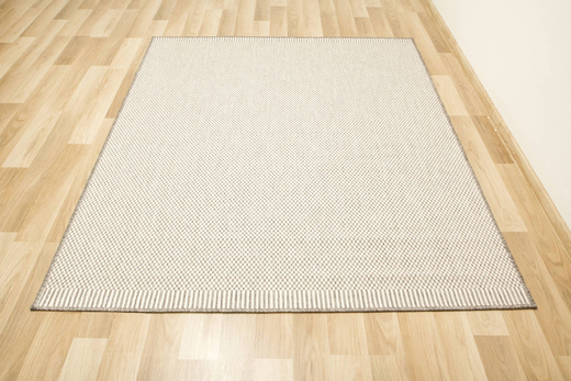 Dywan Dwustronny Sznurkowy Brussels 205150/10010 Silver Kratka Szary Krem Outdoor