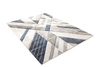 Dywan Kandy N405A l.grey/navy Szary Granatowy Geometria Romby Fryz