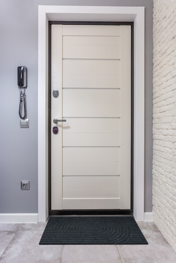 Wycieraczka Antypoślizgowa Tłoczona T-008 Grafit Geometria