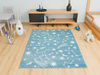  Dywan Lima 9572A blue/cream Pastelowy Niebieski Kremowy Gwiazdy Nocne Niebo