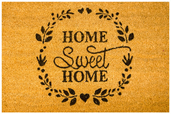 Antypoślizgowa Wycieraczka Kokosowa Retro Home Sweet