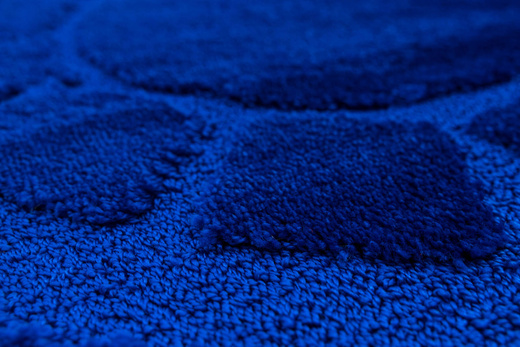 Dywanik Okrągły Łazienkowy Antypoślizgowy Ocean Blue Niebieski