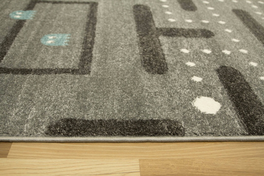 Dywan Dziecięcy Lima 9374B l.grey/d.grey Szary Grafit