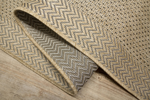 Chodnik Sznurkowy Jeans 19242/P01 Outdoor Brąz Beż szerokość 100 cm