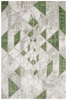 Dywan Garda P563B Green Zielony Szary Romby