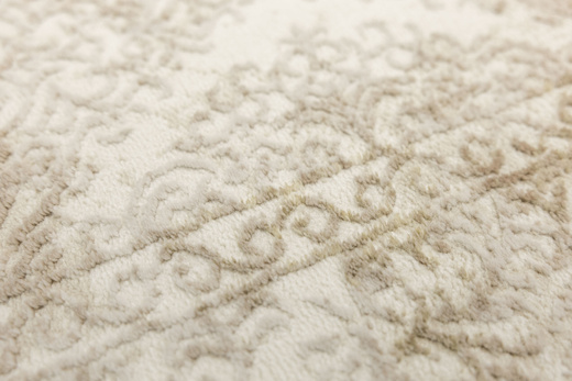 Lśniący Dywan Allora Plus 7754A cream/cream Ornament Beż Krem