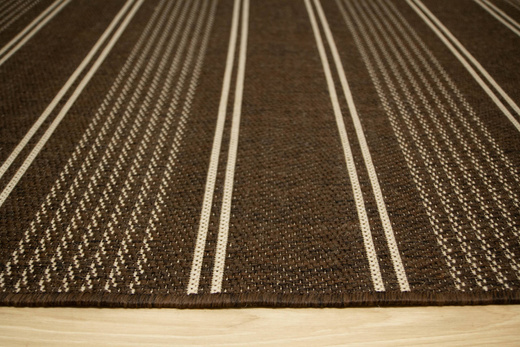 Dywan Płasko Tkany Natura PT 973/91 Brąz Beż Paski