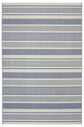 Dywan Sznurkowy Split 48118/591 Niebieski Krem Pasy