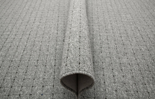 Wykładzina Zembla 73 Szary Grafit Kratka szerokość 2 m