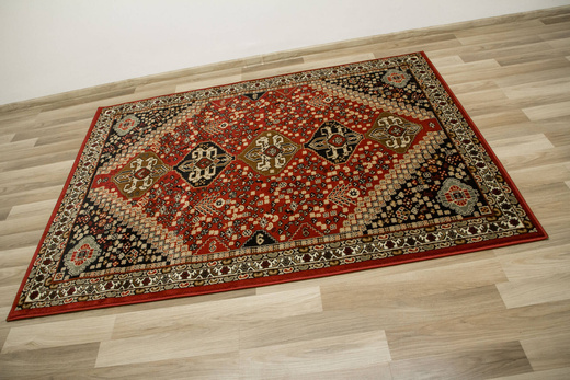 Dywan Ornamentowy Afgan E788A red/black Czerwony Czarny