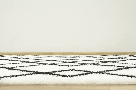 Dywan Boho 656 cream/black Krem Romby