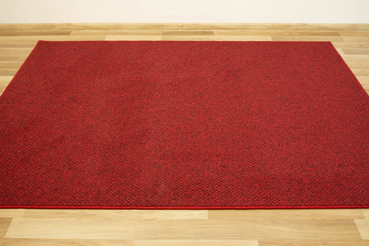 Wykładzina Pętelkowa Stockholm 35 Czerwony Czarny Melanższerokość 4 m