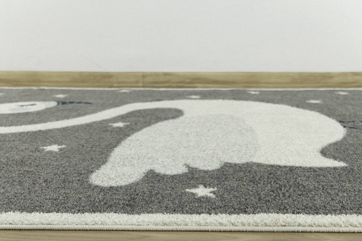 Dywan EMILY KIDS 2343A d.gri/bone szary łabędź