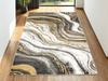 Dywan Amelia B194B grey/d.yellow Szary Żółty Tafla Marmuru