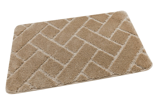Dywanik Łazienkowy Antypoślizgowy Lotus Beige Beż Cegiełka