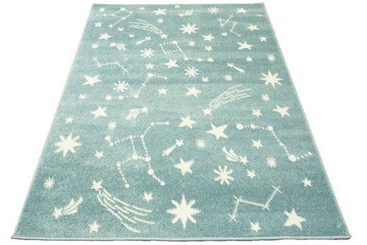 Dywan Lima 9572A blue/cream Pastelowy Niebieski Kremowy Gwiazdy Nocne Niebo