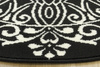 Okrągły Dywan Luna 503788/50944 black
