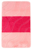 Dywanik Łazienkowy Fiori Pink Pasy Fale