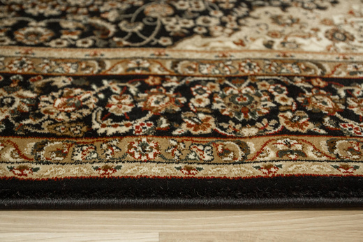 Dywan Super Rose 1874A black/black Czarny Brąz Beż