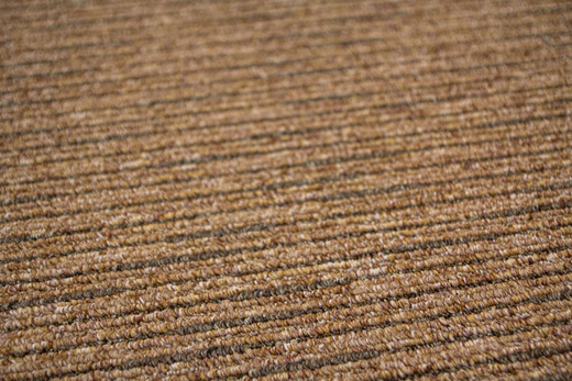 Wykładzina Pętelkowa Genewa 91 Brąz Beż Melanż Gruby Splot Prążki szerokość 4 m