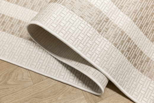 Dywan Sznurkowy Haga 04003A vizon/cream Krem Beż Ramka Outdoor