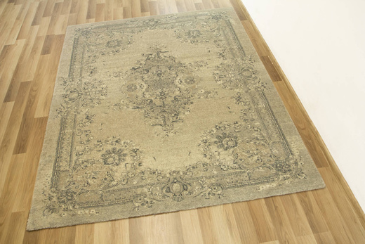 Wełniany Dywan Ornamentowy Agnus Sanio Krem