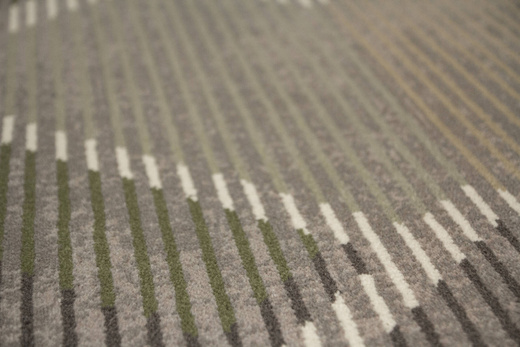 Dywan Wełniany Ballata Elian Shale Szary Zielony Geometria