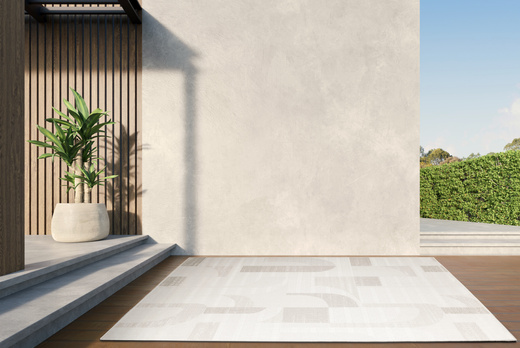 Dywan Sznurkowy Haga 04719A beige/cream Krem Beż Szary Geometria Outdoor