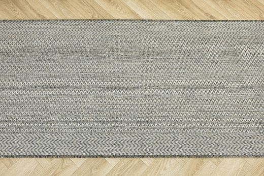 Chodnik Sznurkowy Jeans 19242/P91 Outdoor Beż Grafit Jodełka szerokość 70 cm