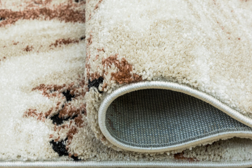 Dywan Bosa K421A cream/somon Kremowy Miedziany Marmur