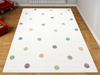 Wykładzina Dziecięca Lima C275A cream/lila Krem Kropki szerokość 4 m