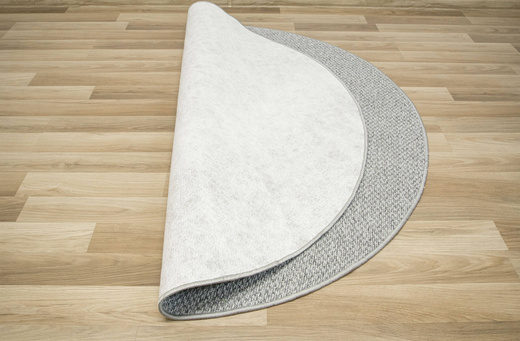Okrągły Dywan Cannon 73 Grey Gruby Splot