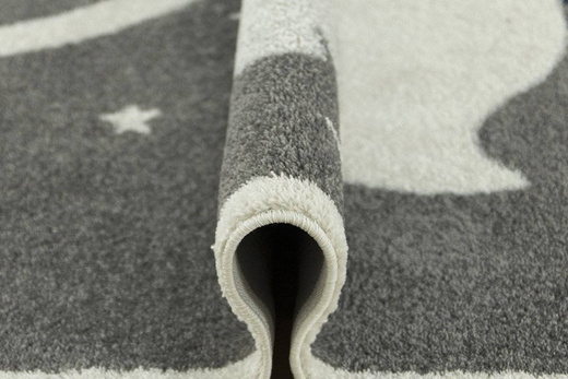 Dywan EMILY KIDS 2343A d.gri/bone szary łabędź