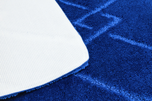 Dywanik Łazienkowy Antypoślizgowy Moreno Blue Niebieski Romby