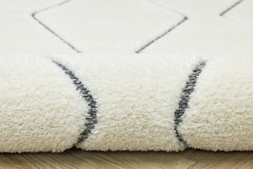 Dywan Shaggy Lula Soft IM09A L.Gr/Bon Krem Szary Zygzaki