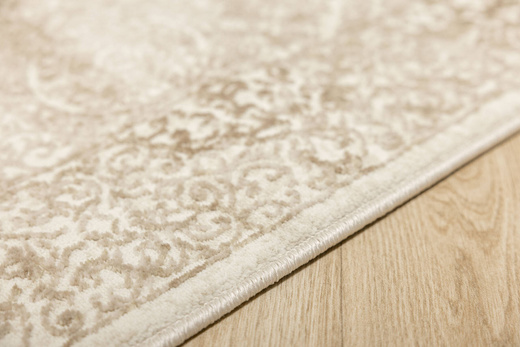 Chodnik Allora Plus 7754A l.beige Beż Krem Złoty Ornament szerokość 120 cm