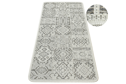 Antypoślizgowy Dywan FLEX 19636/P19 Krem Beż Patchwork