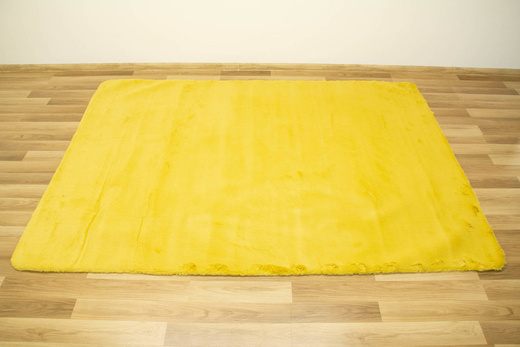 Mięciutki Dywan Bellarossa Rabbit musztardowy