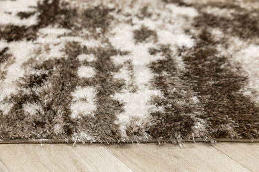 Dywan Shaggy Puffy P149 beige/d.vizion Beż Brąz Abstrakcja